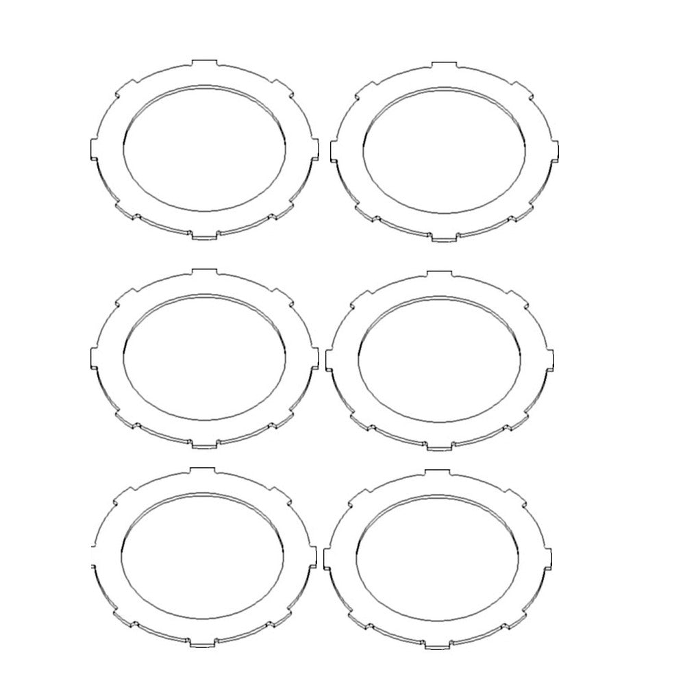 (6) Six 1285974C1 Clutch Separator Plates For Case/IH Tractor Combine Cotton Pic