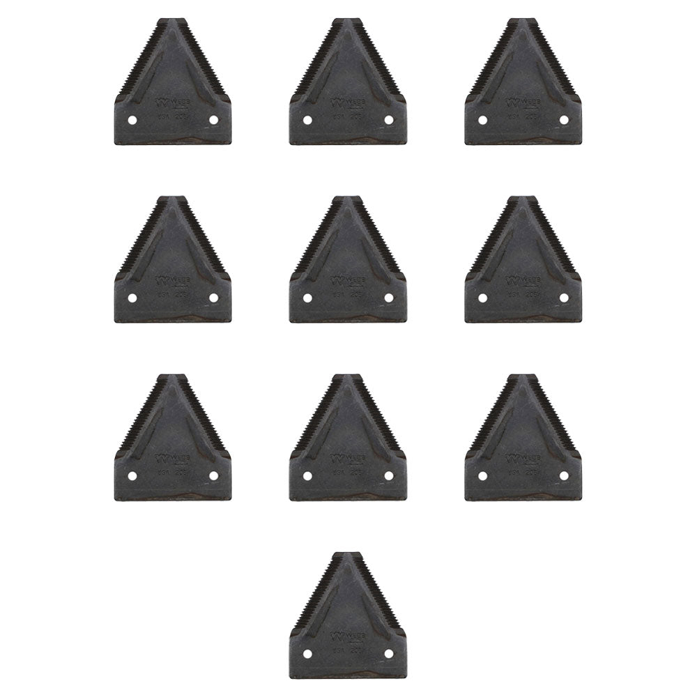Sickle Section Shape 2 TS XH Black Anvil 3 Hole (CTSK) 10 Pack