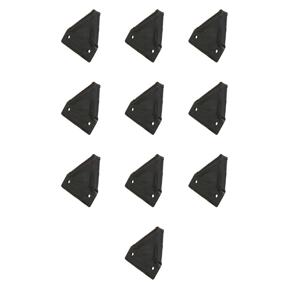 Sickle Section Shape 2 TS XH Black Anvil 10 Pack Fits Case IH 8830 8840 9622744