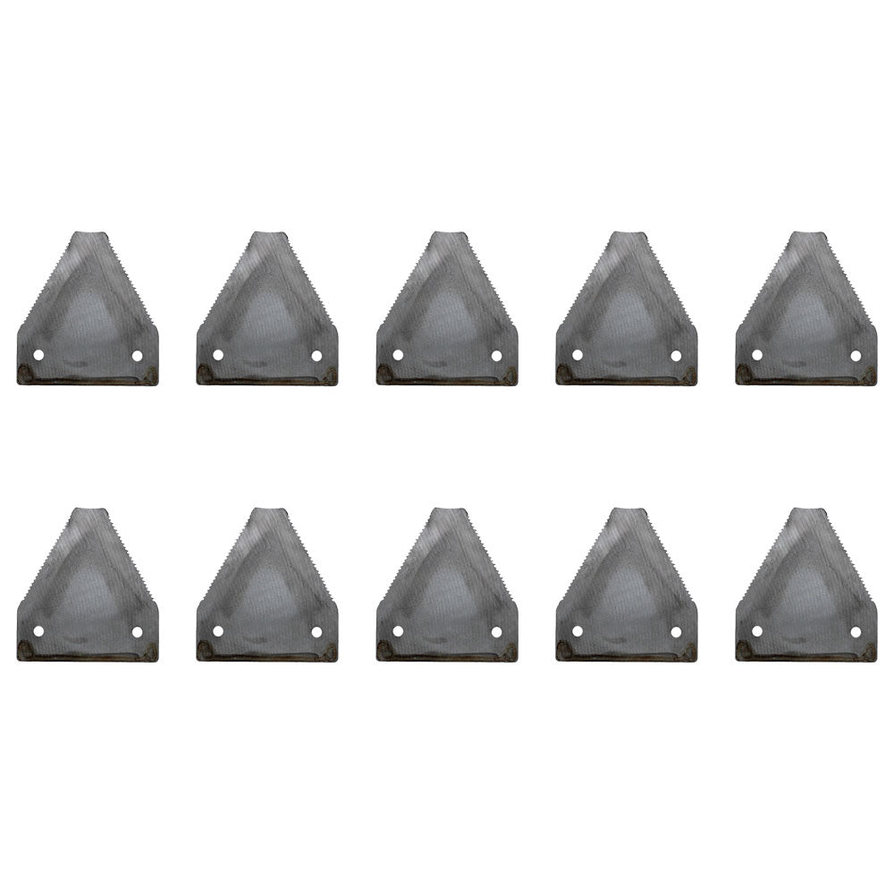 Sickle Section Shape 2 TS XH Black Anvil 10 Pack Fits Case IH 8830 8840 9622744