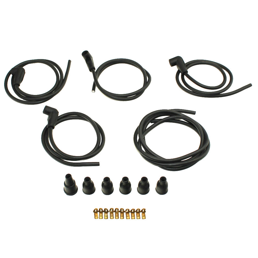 Spark Plug Wire Set with 90 Degree Boots Fits Massey Harris Replaces CPN12259