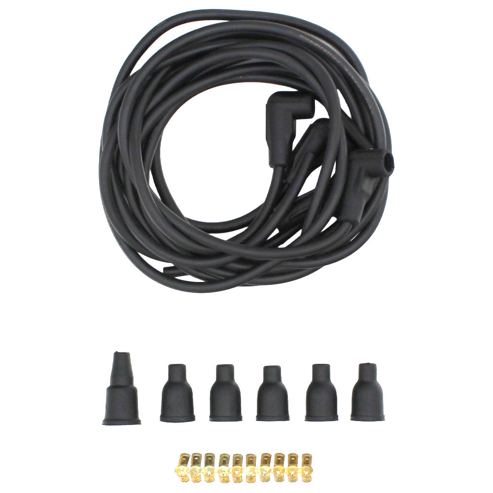 Spark Plug Wire Set with 90 Degree Boots Fits Massey Harris Replaces CPN12259