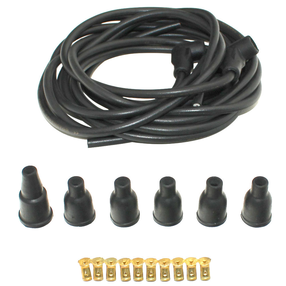 Spark Plug Wire Set with 90 Degree Boots Fits Massey Harris Replaces CPN12259