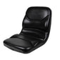 Black High-Back Dishpan Seat Fits Allis Chalmers Replaces AC6080B