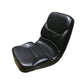 Black High-Back Dishpan Seat Fits Bobcat Replaces 6563141