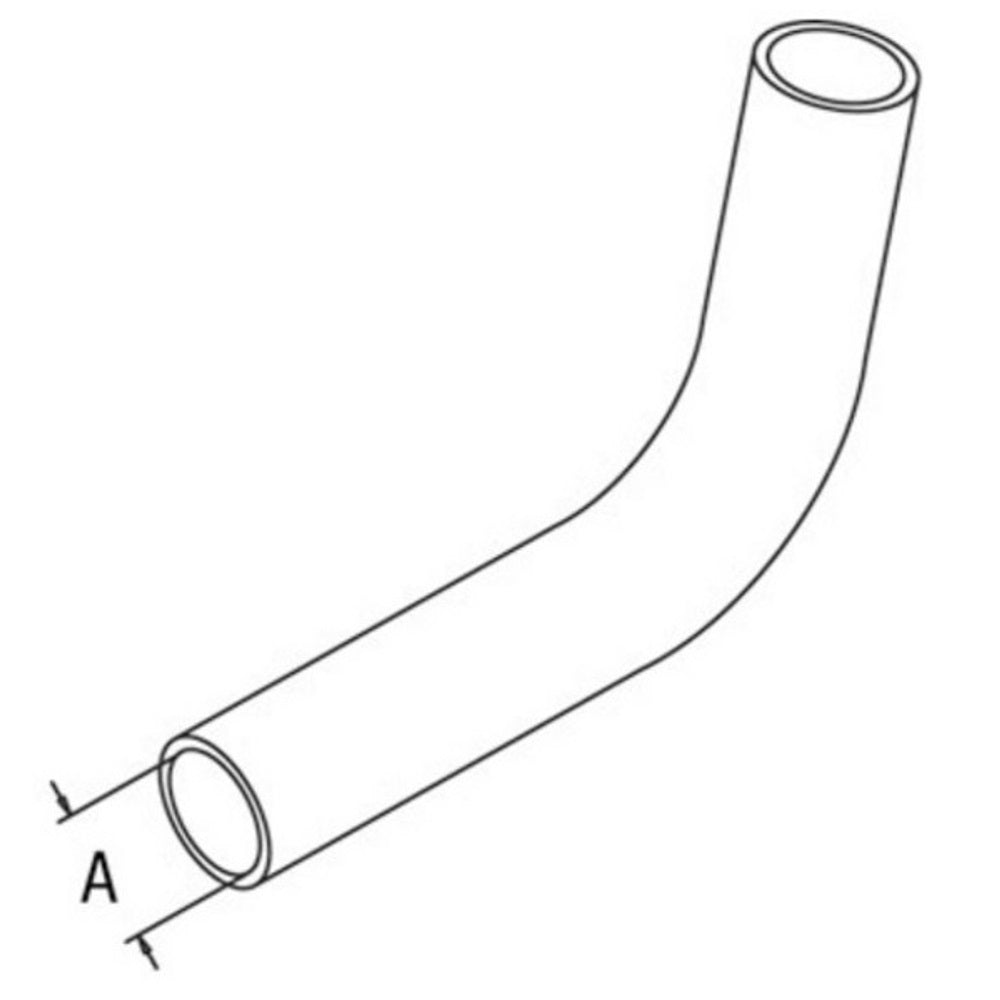 Radiator Hose - Upper Fits Case 1845C 1840 Fits Case IH D124950