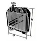 S.67246 Radiator - Fits Satoh Models Bison, S650G, S650G Bison