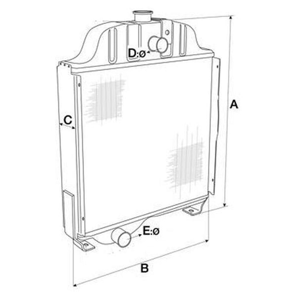 R5230 Radiator Fits Minneapolis-Moline