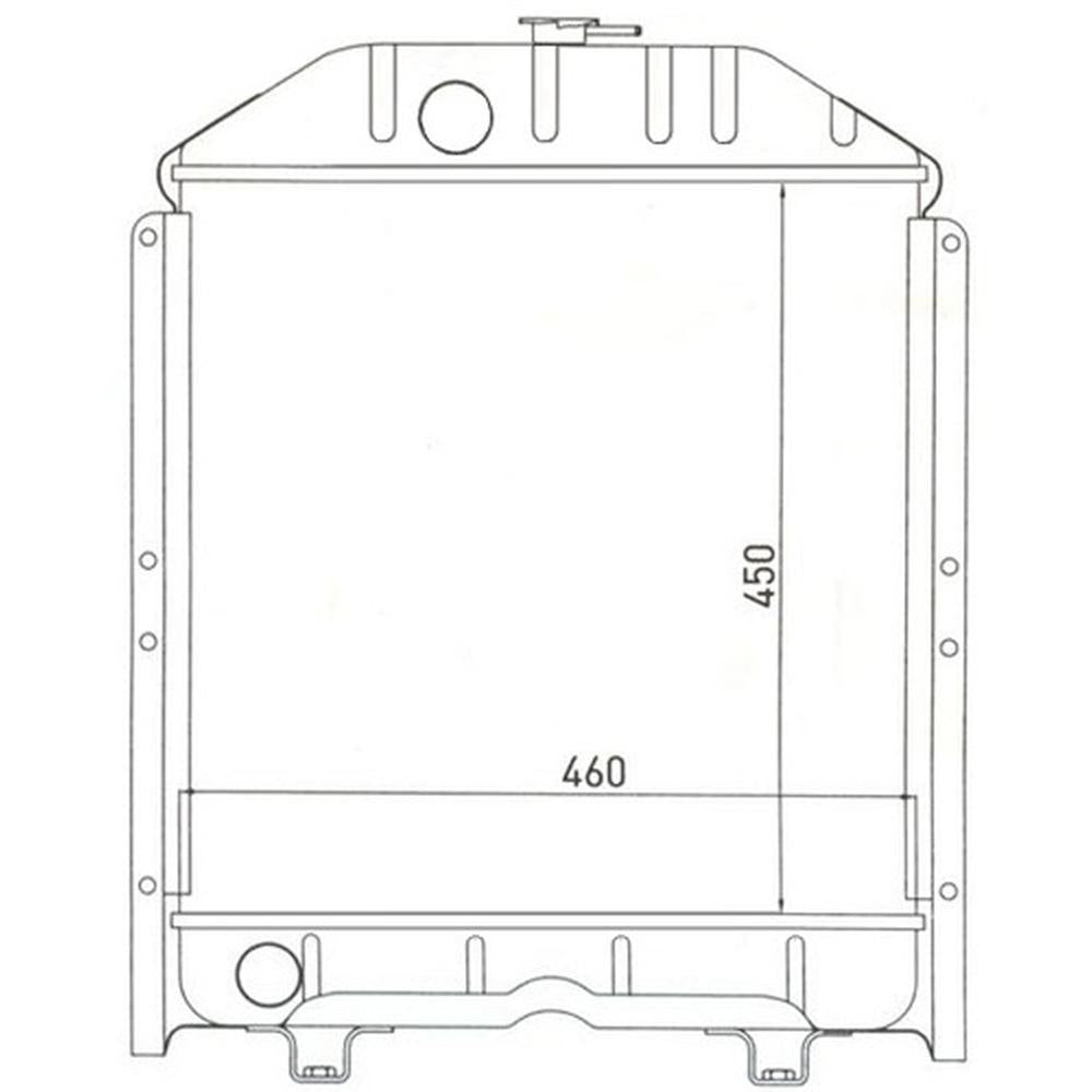 R5230 Radiator Fits Minneapolis-Moline