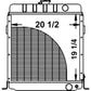 219533 Radiator Fits Case IH ractor 480 580 584 585 586 590 Backhoe A171080