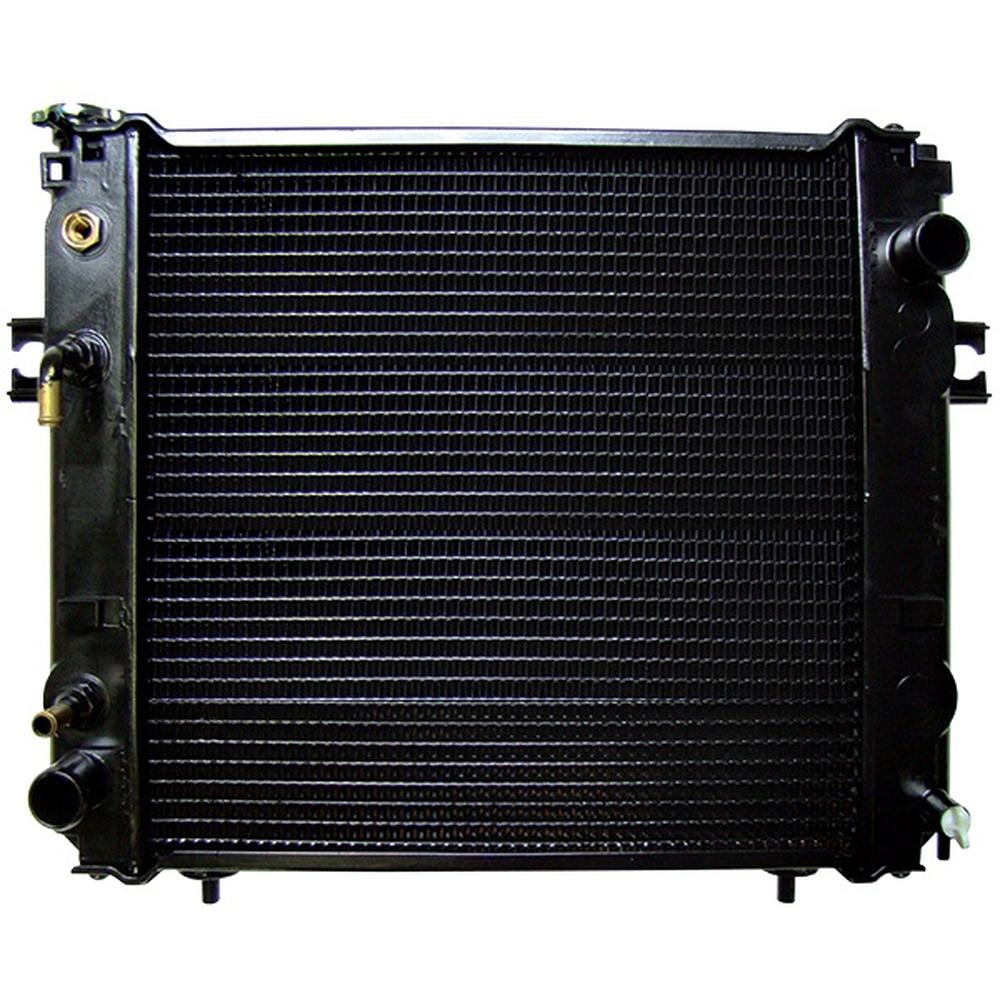 246078 Forklift Radiator - Hyster/Yale - 16 7/8 x 16 3/4 x 2 3/8