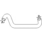 Upper Radiator Hose Fits Bobcat 643 645 743 743B 743DS 6562284