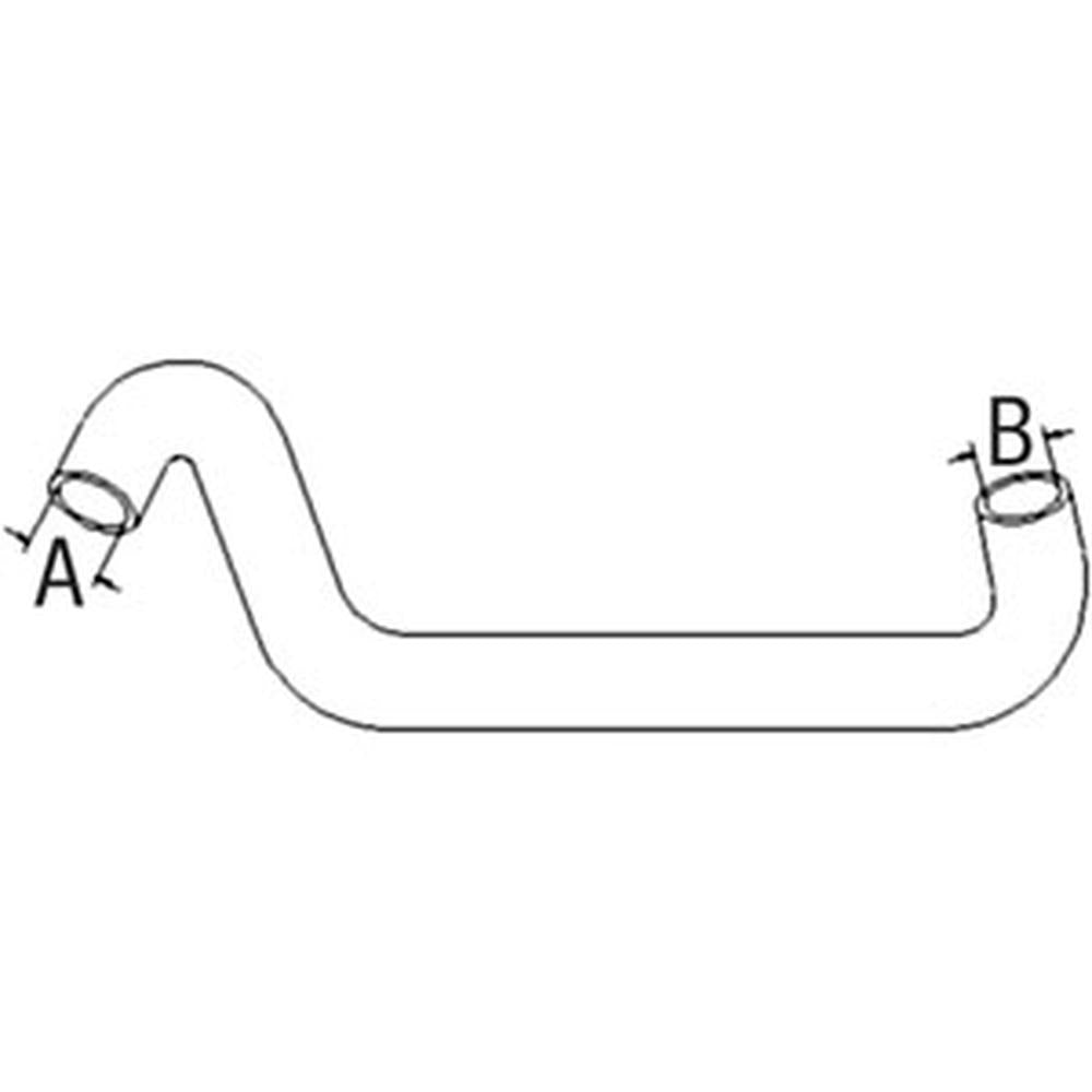 Upper Radiator Hose Fits Bobcat 643 645 743 743B 743DS 6562284