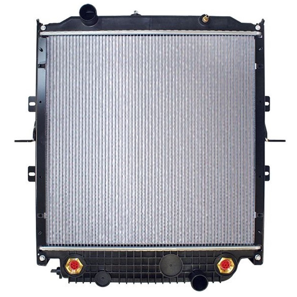 25" x 25-1/8" x 2" Radiator with Frame and Oil Cooler for Bluebird Bus 2010