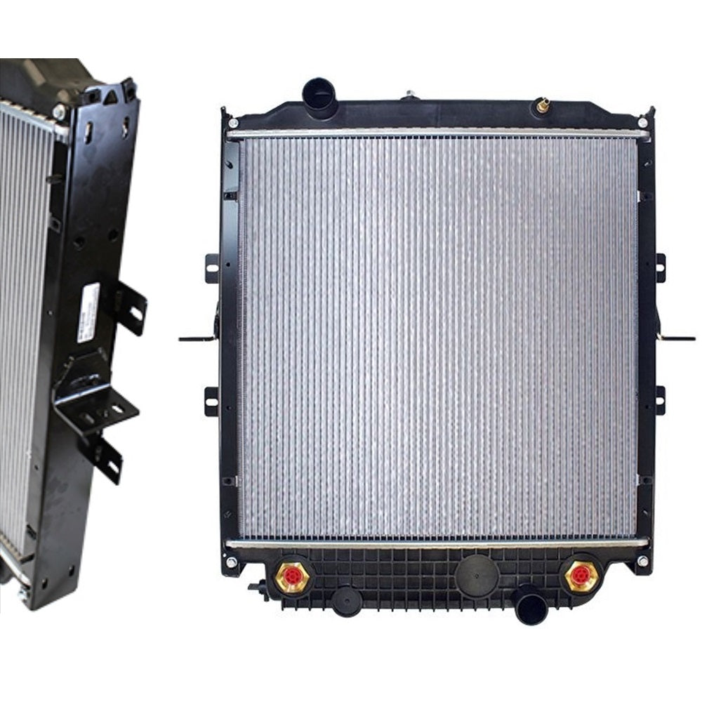 25" x 25-1/8" x 2" Radiator with Frame and Oil Cooler for Bluebird Bus 2010