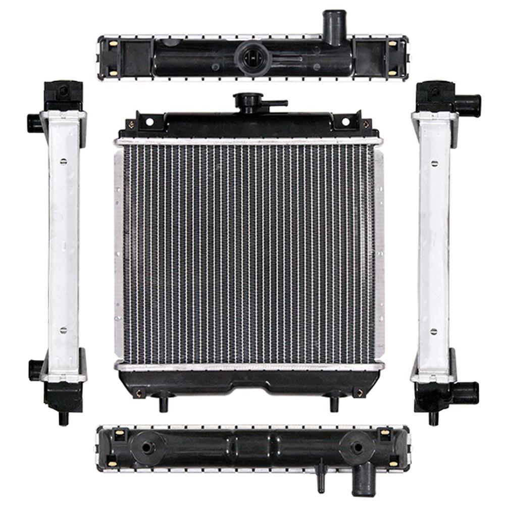 One Fits Kubota Compact Tractor Radiator 6C120-58500 25981