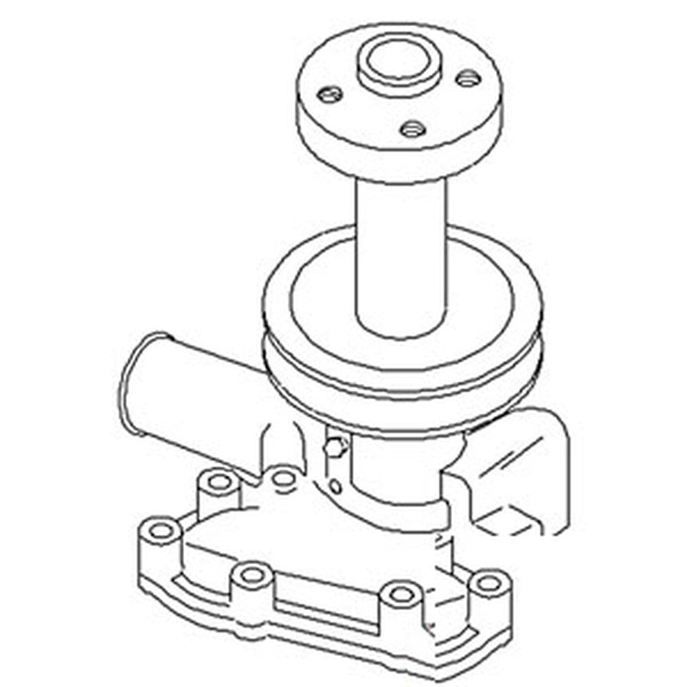 Water Pump w/o Hub Fits Ford/New Holland Replaces 8771NA