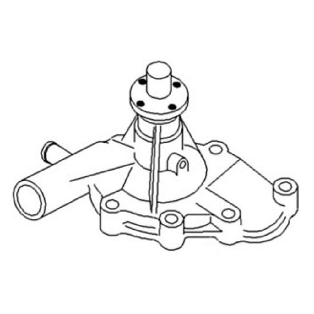72099891 Water Pump with Gasket Fits Allis Chalmers Tractor 6140 with 3 Cyl Eng