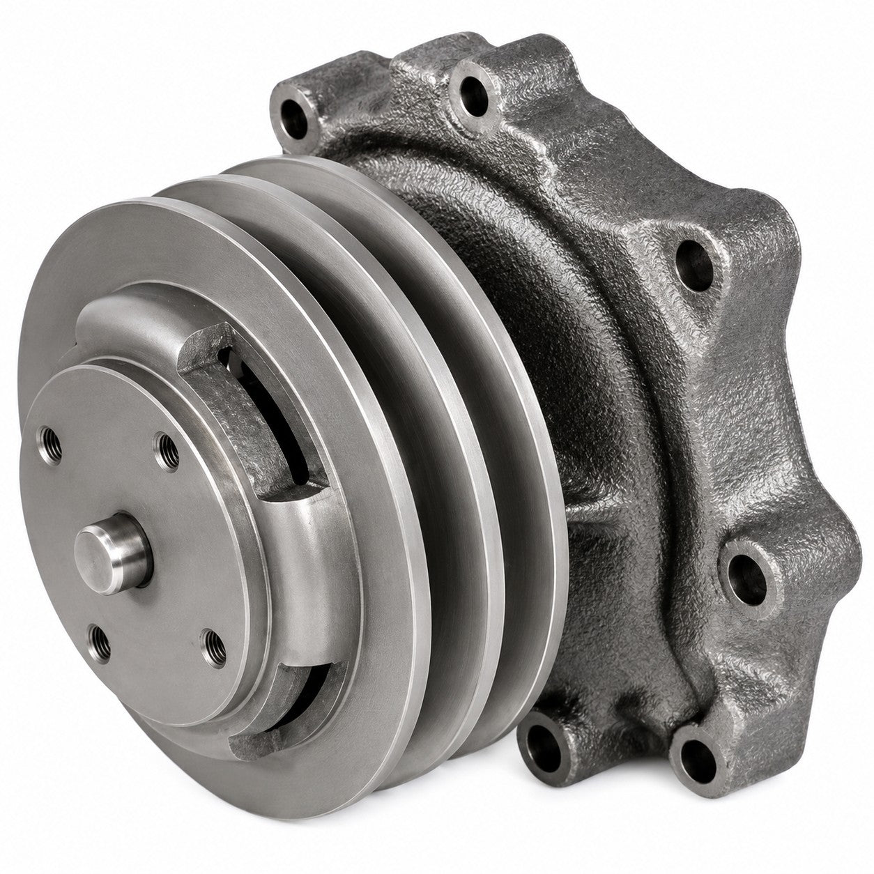 Water Pump w/ Double Groove Pulley Fits Ford Replaces 81834133