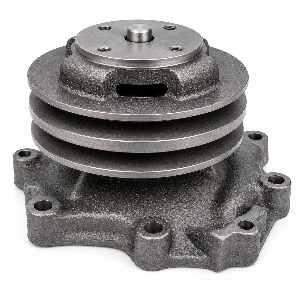 Water Pump w/ Double Groove Pulley Fits Ford Replaces 81834133