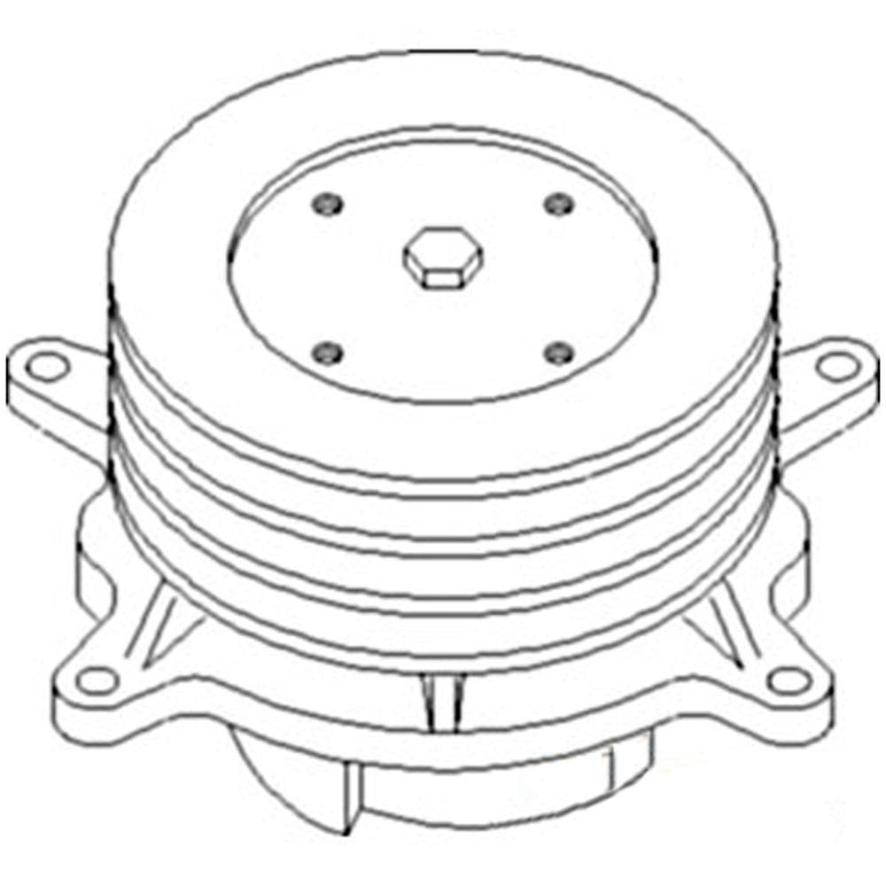 Water Pump Fits Oliver Replaces 2W1225