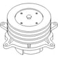 Water Pump Fits New Holland Replaces 2W1225