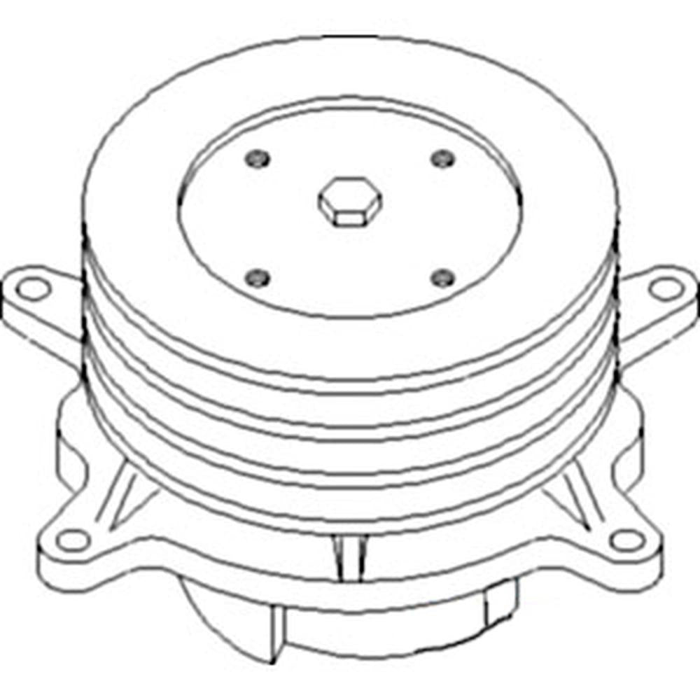Water Pump Fits New Holland Replaces 2W1225