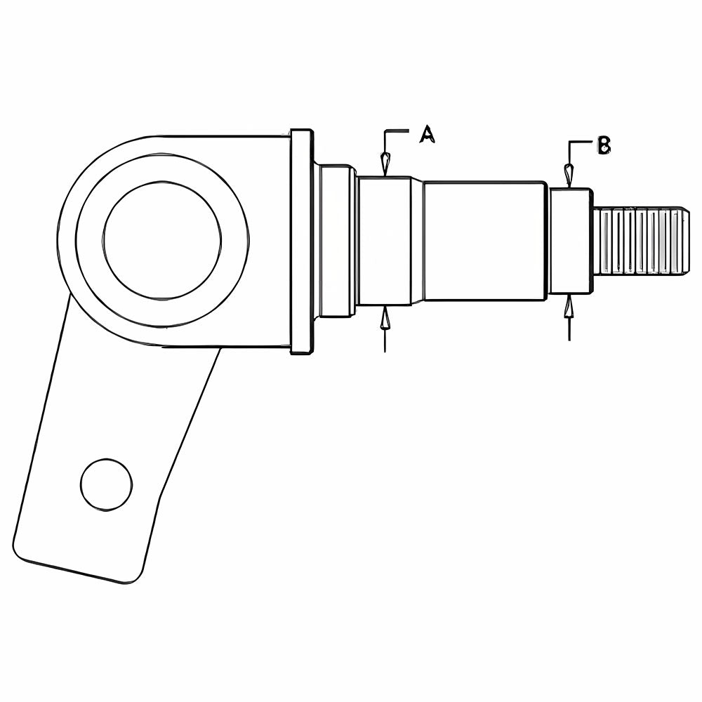 Left Hand Spindle Fits Case/International Harvester Replaces 335132A1
