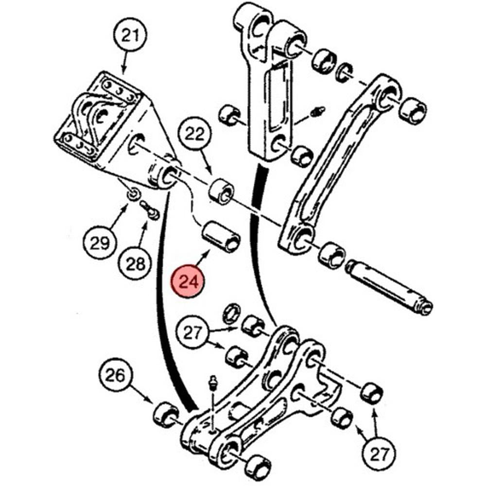 307186A1 Bushing dipper at bucket