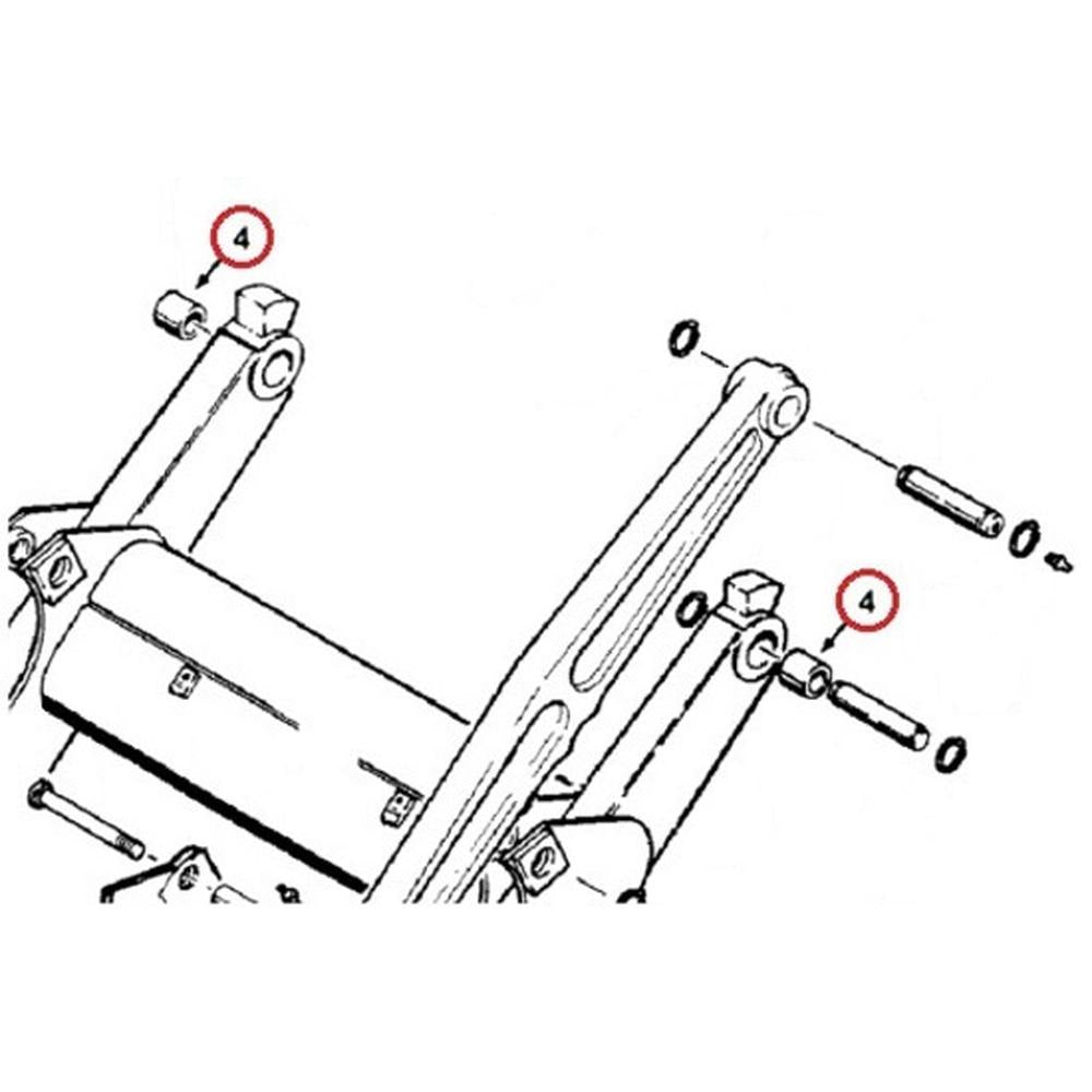 D129240 Loader Frame & Linkage Bushing Fits Case 580K 580SK