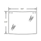Rear Window Glass D129967 Fits Case IH 570LXT 570MXT 580K 580L 580SK 580SL