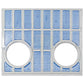 Plastic Grille with Light Holes Fits Ford 2000 4000 7000 3000 5000 D1NN8151B