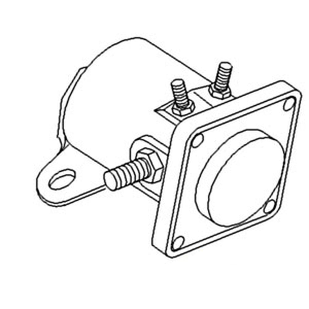 Tractor Solenoid 12v With Ground Fits Ford 2000 3000 4000