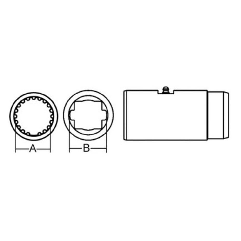 1-11/16" Slip Sleeve with Grease Groove Fits Case/International Harvester
