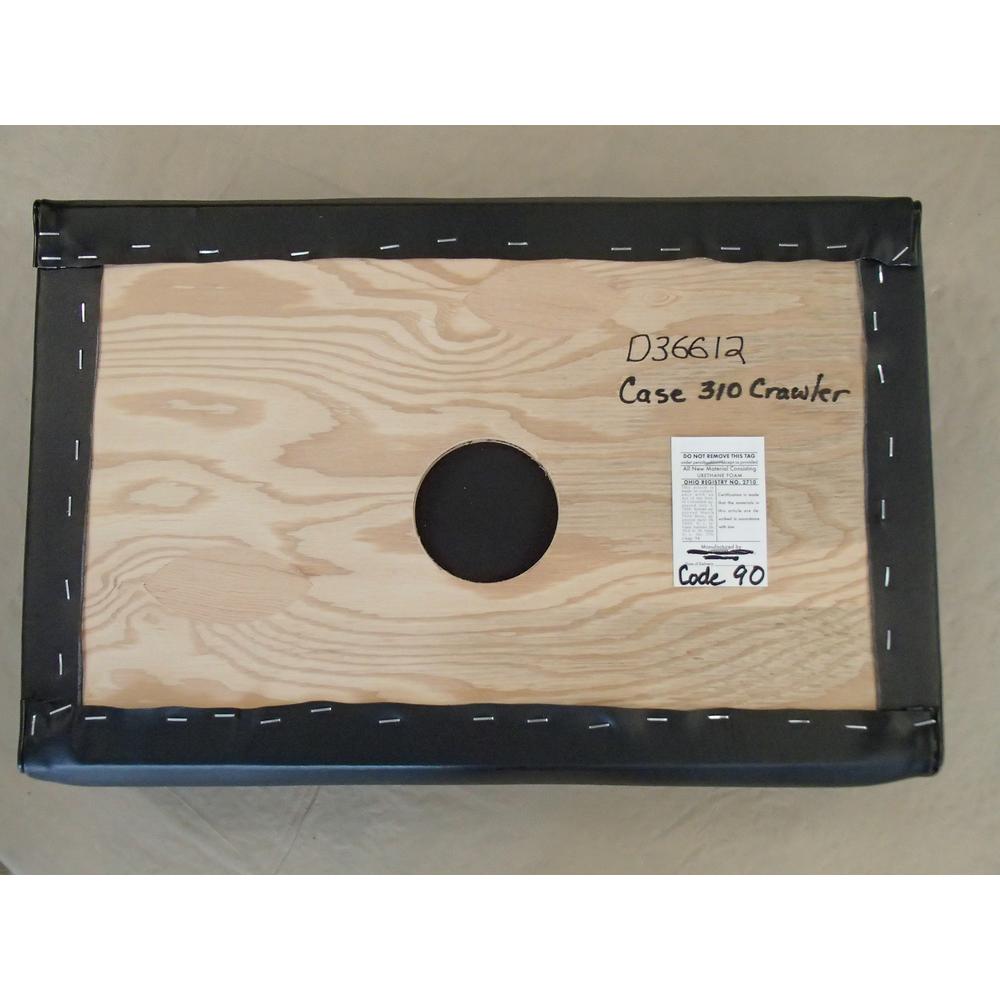 D36612 New Seat Bottom Fits Case Crawler 310 310C 310D 310F Black Vinyl on