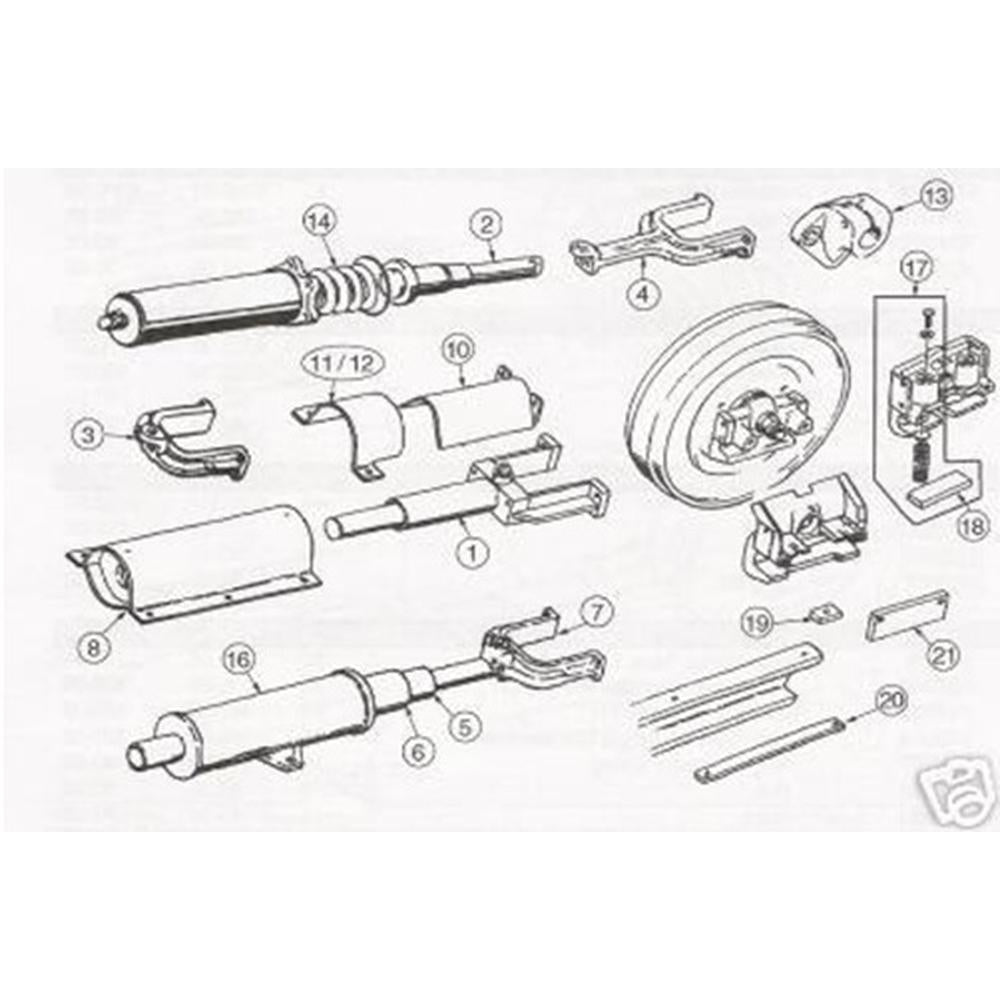 D39930 Track Adjuster Assembly Fits Case 850 1150