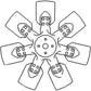 7 Blade Fan Fits Ford/New Holland Replaces 81829494