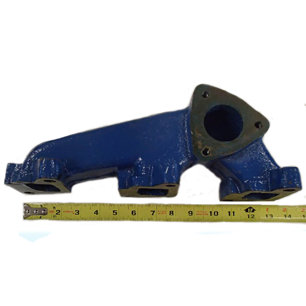 D3NN9430A Vertical Exhaust Manifold w/ Elbow & Gaskets Fits Ford/New Holland