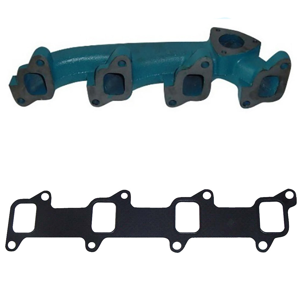 Manifold & Gasket Set Fits Case/International Harvester Replaces 81806062