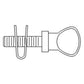 Grille Screw & Nut Fits Ford/New Holland Replaces 412575