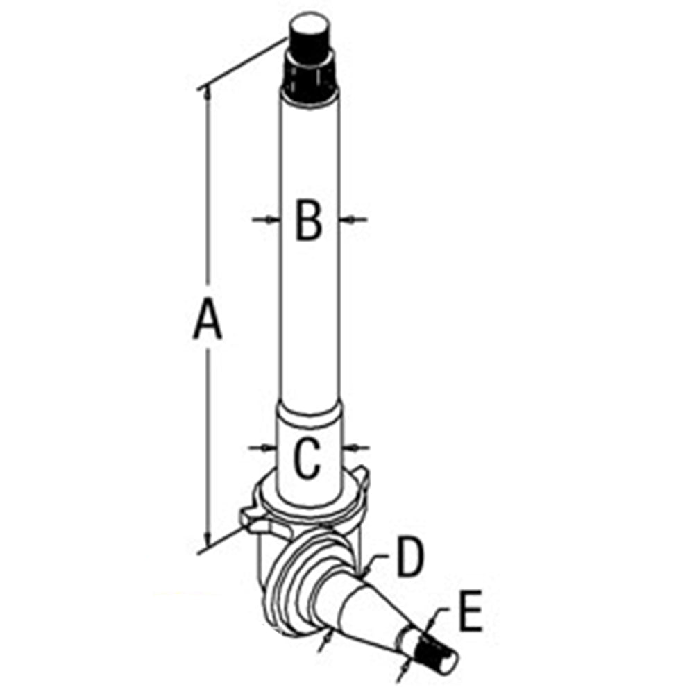 D5NN3106C Fits Ford New Holland LH Spindle TW10 TW15 TW20 TW25 TW35 TW5