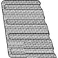 D5NN8151A Grille (LH) Fits Ford New Holland 9700 9000 TW20 TW15 TW