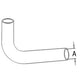 S.65722 Top Hose 38mm Fits White Oliver 550, 550 Gas / Diesel, 77, 77 RC, 77 STD