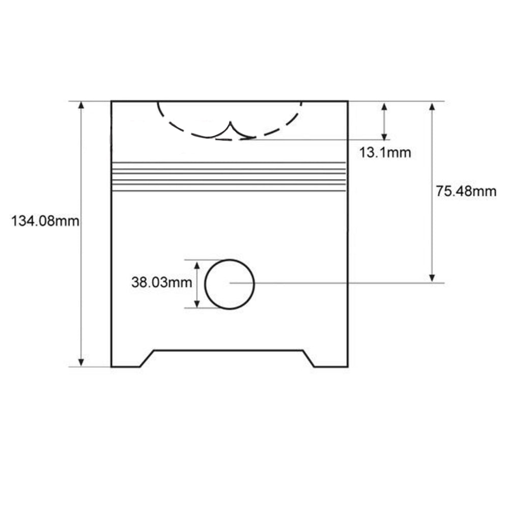 D6NN6108F Piston and Rings Standard Fits Ford/New Holland 231 233 ++ Tractors
