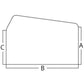 Cab Glass - Upper Right Hand Rear Sliding Window Fits Ford 6610 D6NN9442006F