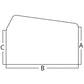 D6NN9442006F New Upper Rear Glass Fits Ford New Holland 233 2600 333 3600 4