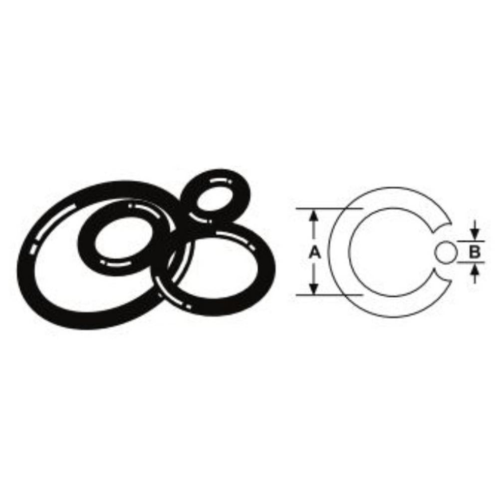 D7NN3D587A Power Steering Pump Reservoir O-ring Fits Ford Tractors