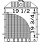 219701 Radiator Fits Case 480D 580D 584D 585D 586D 1845S 1845 Backhoe D81055