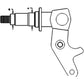 D86344 LH Spindle Fits Case Backhoe Forklift 480D 480LL 580C 580D 584D 585D 586D