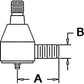 Ball Joint D8NN3A540BJM Fits Ford New Holland 4500 535 545 555